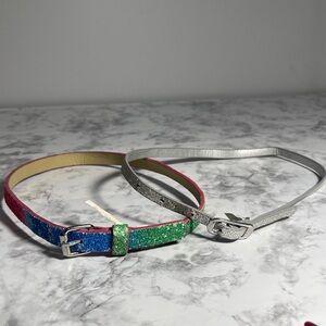 Colorful Girls Belts Set of 2